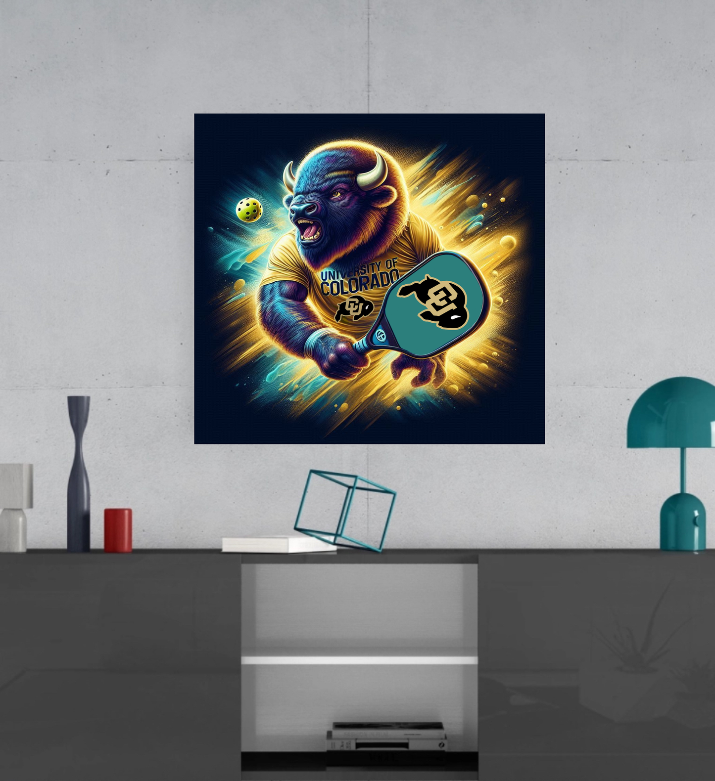 Colorado Buffaloes  - Ready To Hang  Canvas Hi-Res Wall Artwork