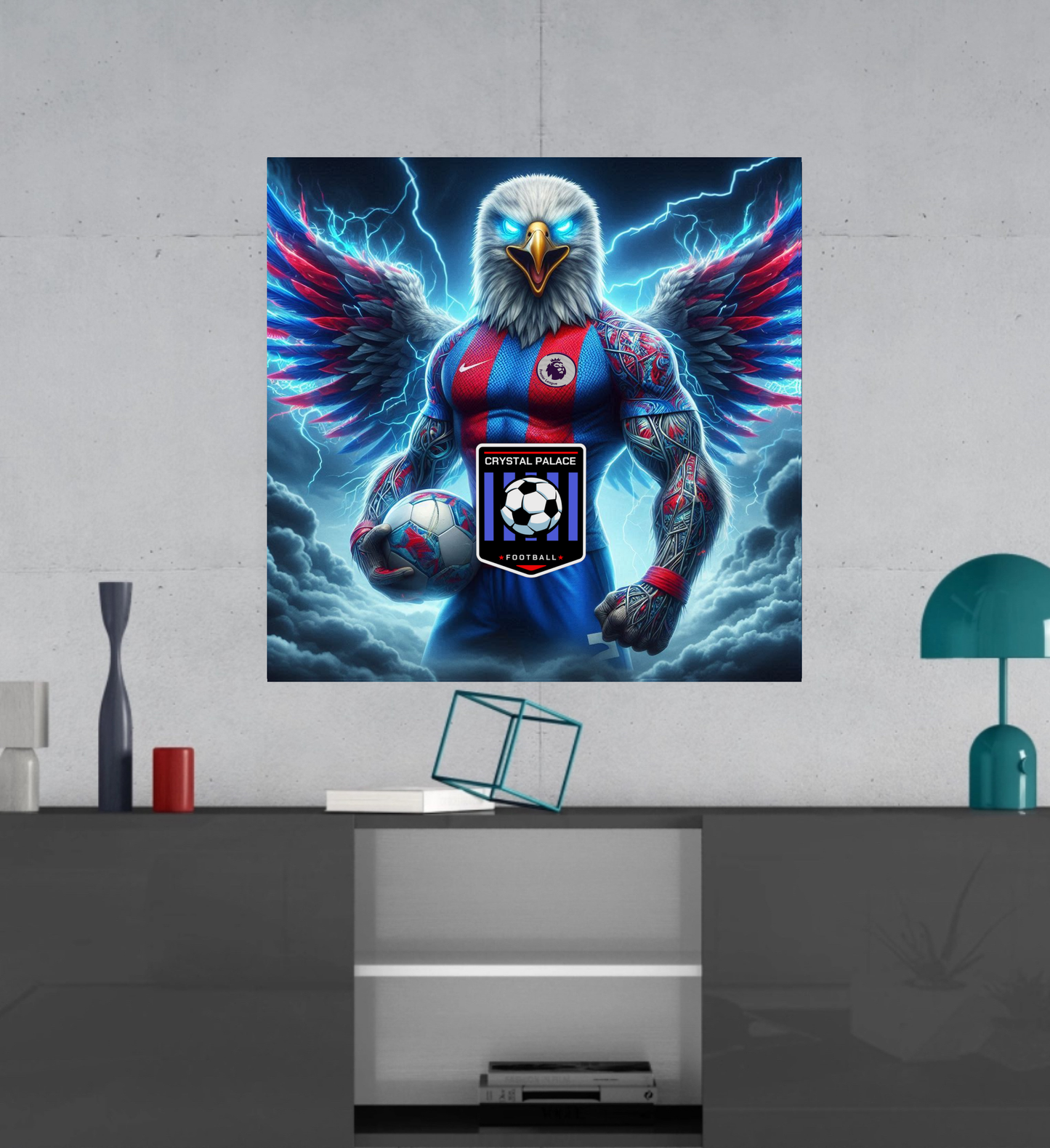 Crystal Palace F.C. - Pete -  Ready To Hang  Canvas Hi-Res Wall Artwork