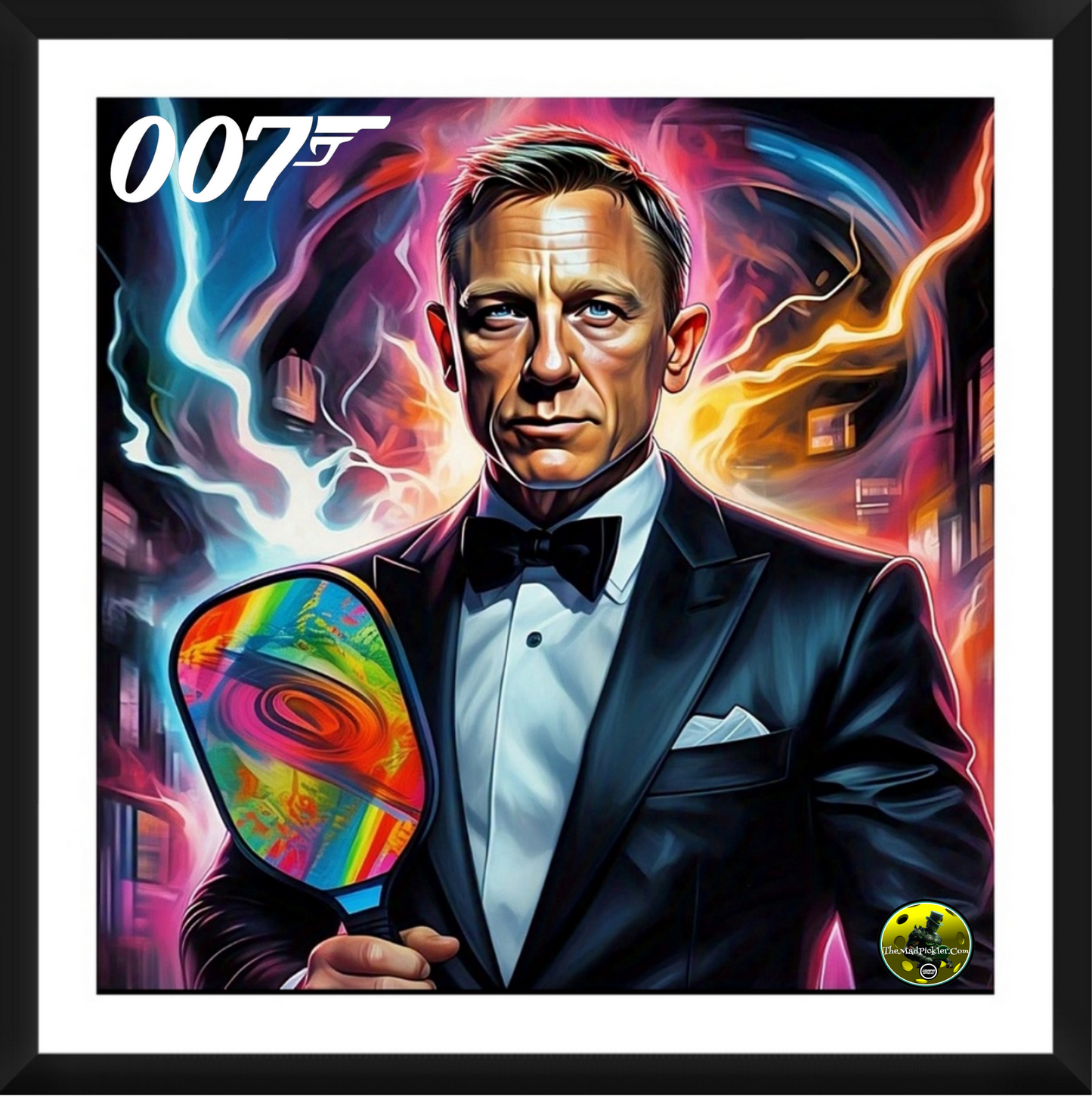 James Bond - Daniel Craig - 007 Framed Artwork 16x16