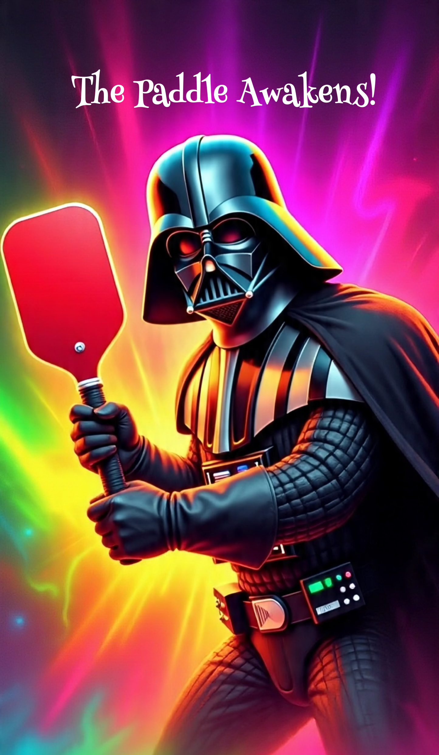 Darth Vader - The Paddle Awakens! - Ready To Hang  Canvas Hi-Res Wall Artwork