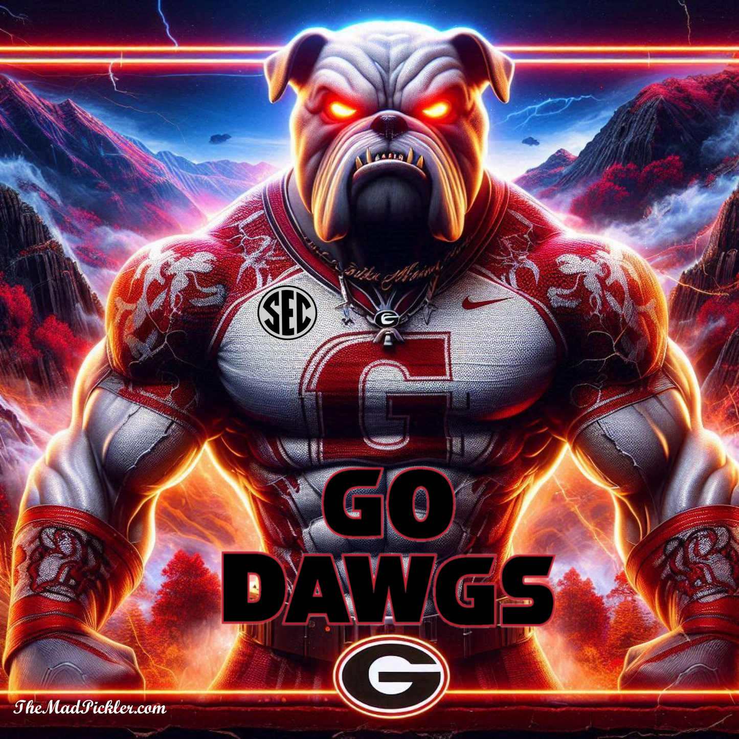 Georgia - Go Dawgs - Ready To Hang  Canvas Hi-Res Wall Artwork