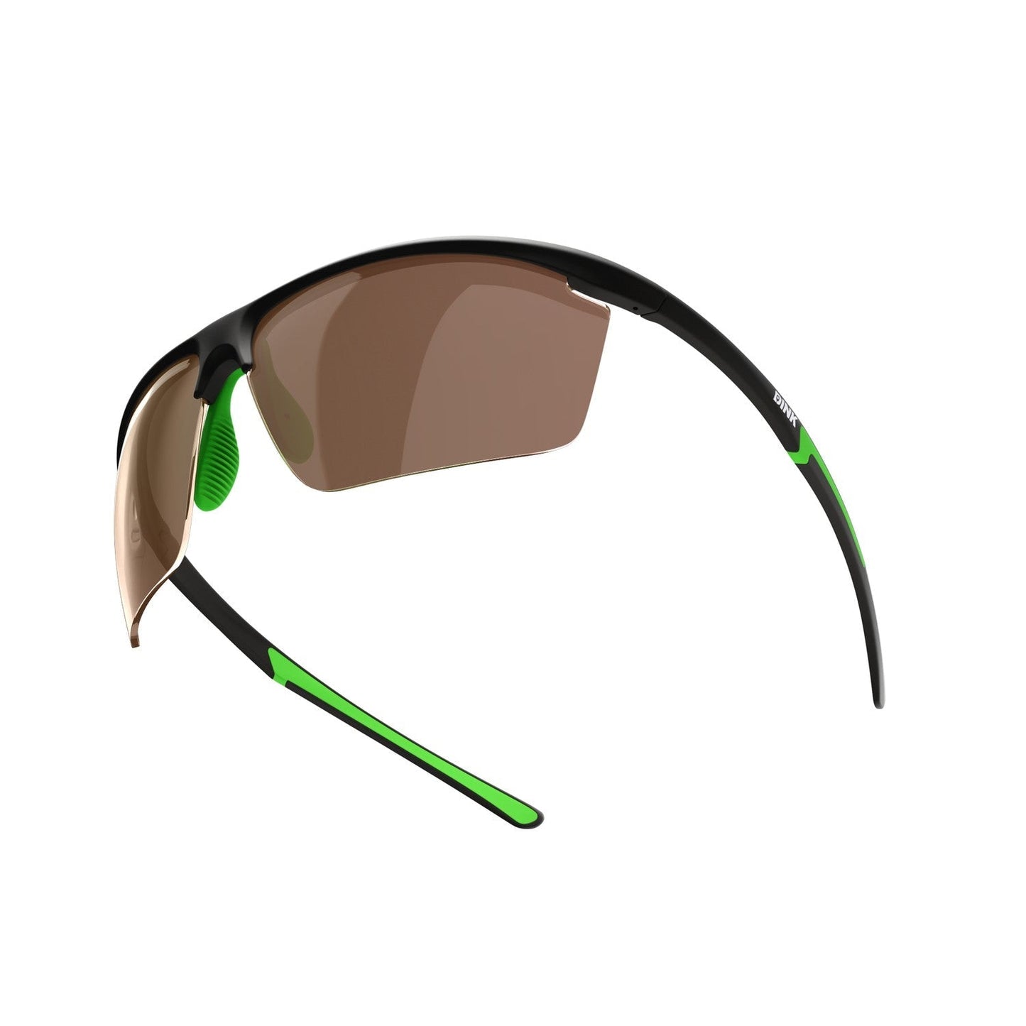 Daytona Petite Large Pickleball Sunglasses - Black/Green