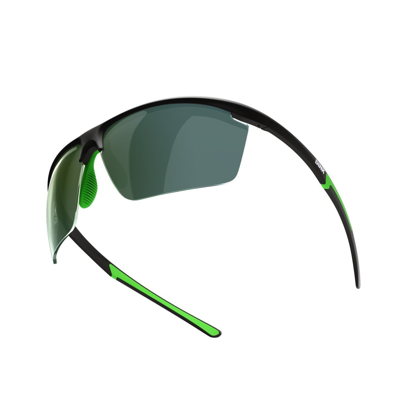 Daytona Petite Large Pickleball Sunglasses - Black/Green