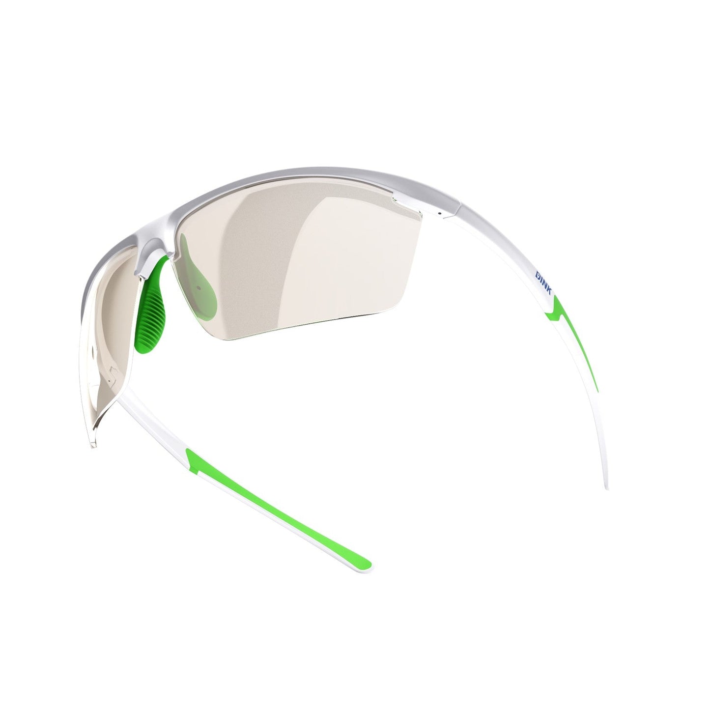 Daytona Petite Large Pickleball Sunglasses - White/Green