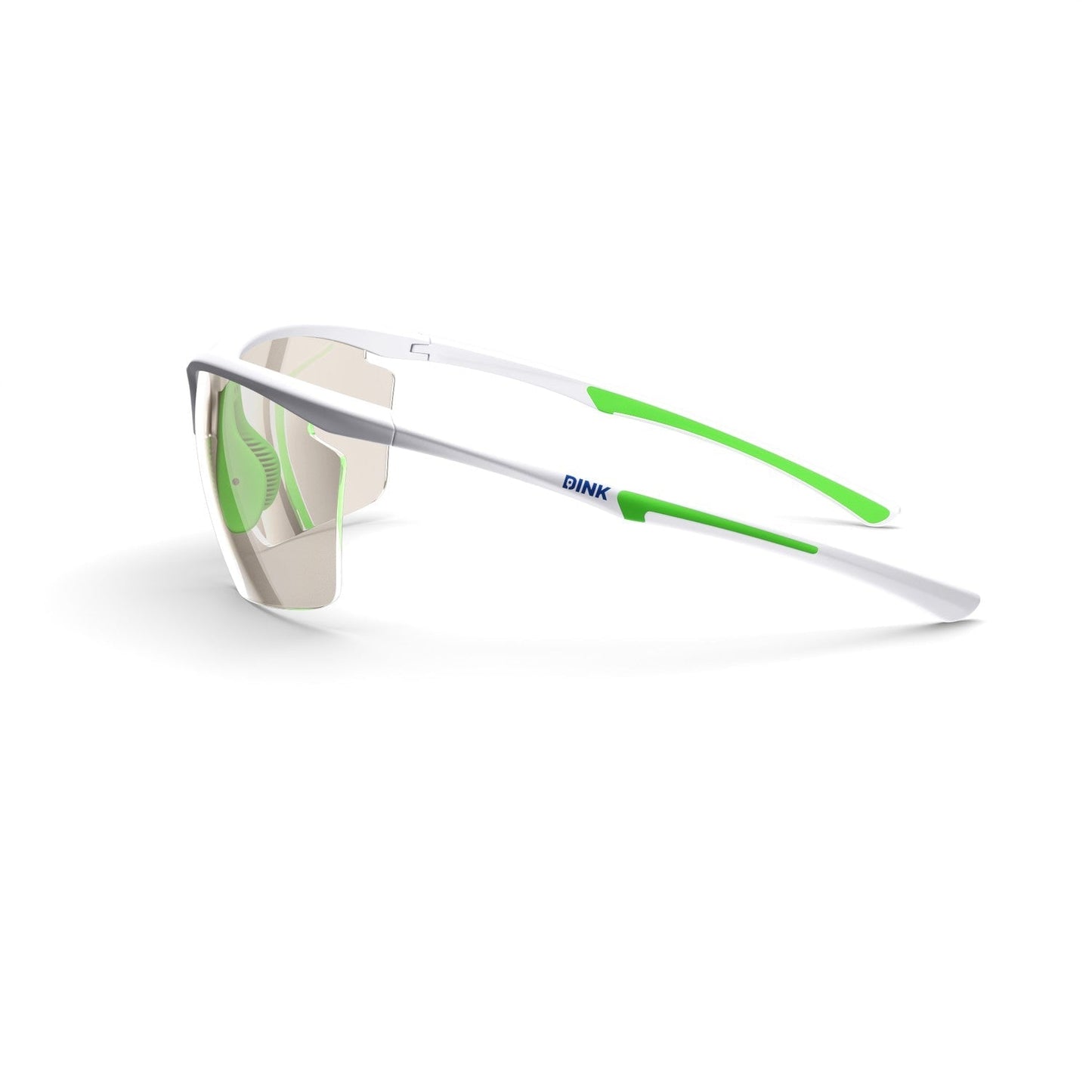 Daytona Petite Large Pickleball Sunglasses - White/Green