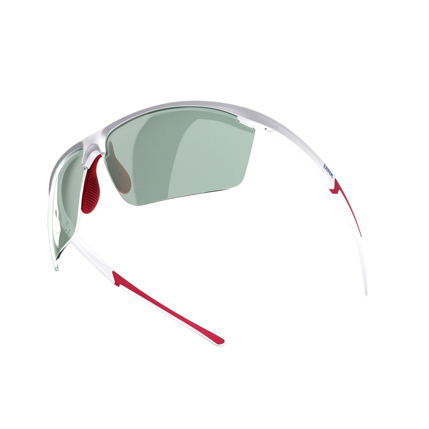 Daytona Petite Large Pickleball Sunglasses - White/Red