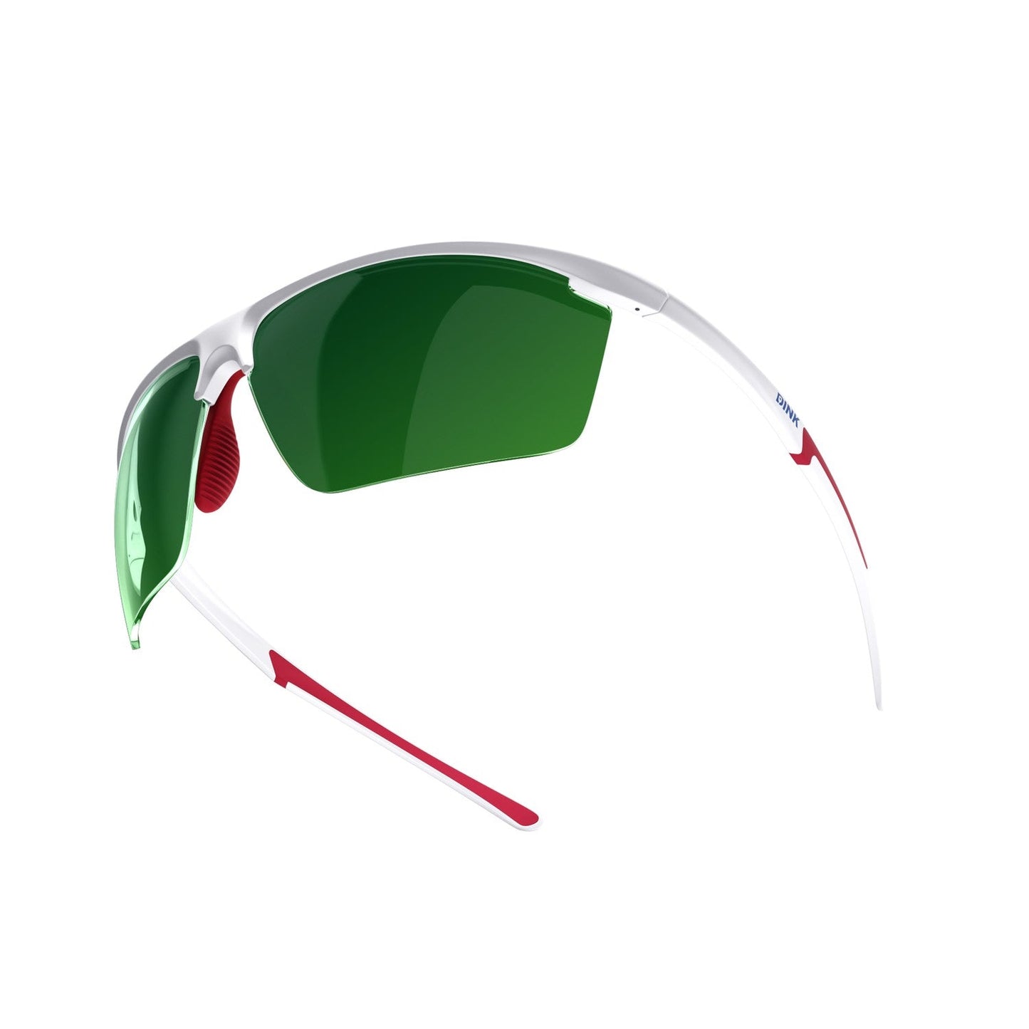 Daytona Petite Large Pickleball Sunglasses - White/Red