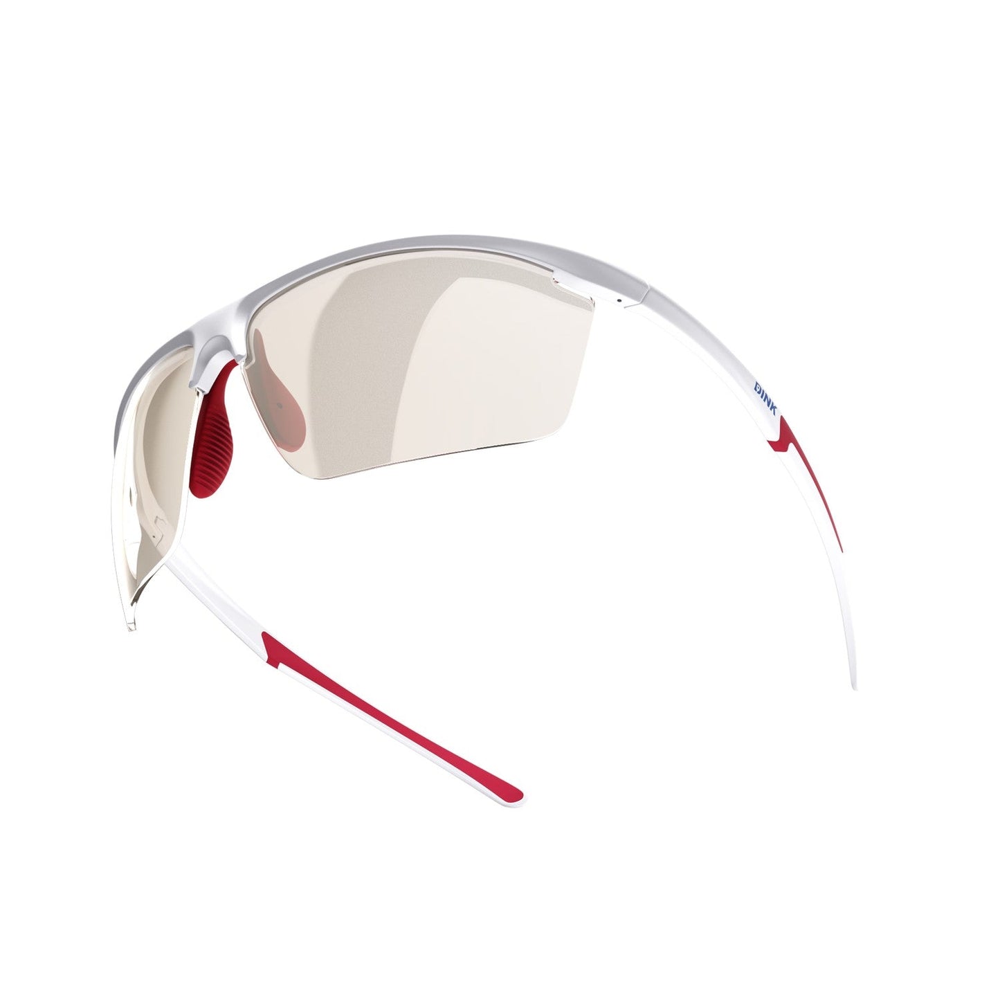 Daytona Petite Large Pickleball Sunglasses - White/Red