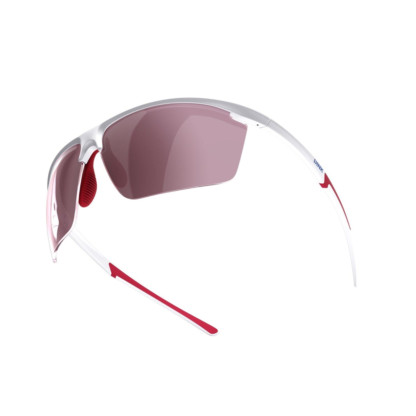 Daytona Petite Large Pickleball Sunglasses - White/Red