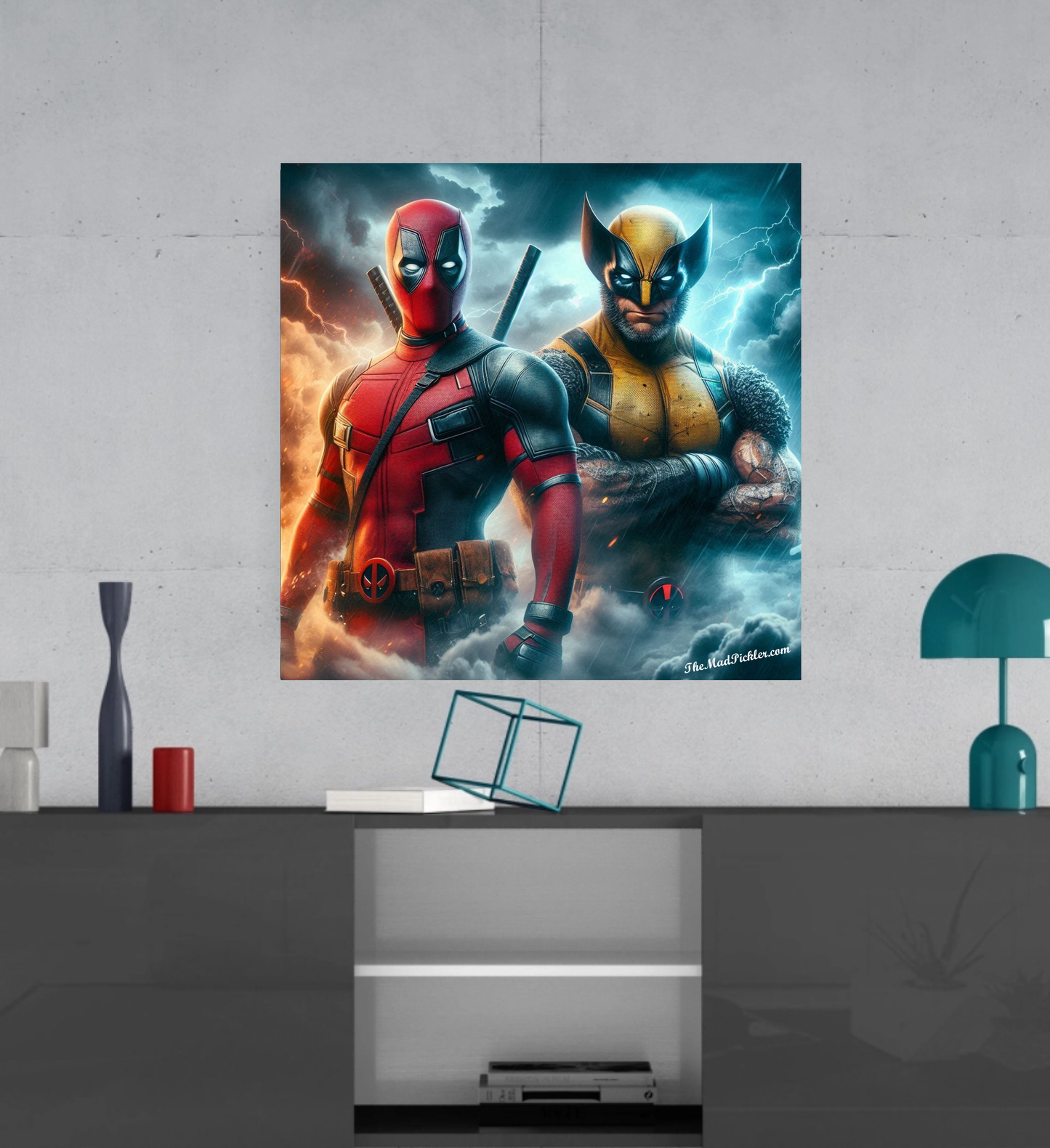 The Odd Couple - Deadpool/Wolverine - Ready To Hang  Canvas Hi-Res Wall Artwork