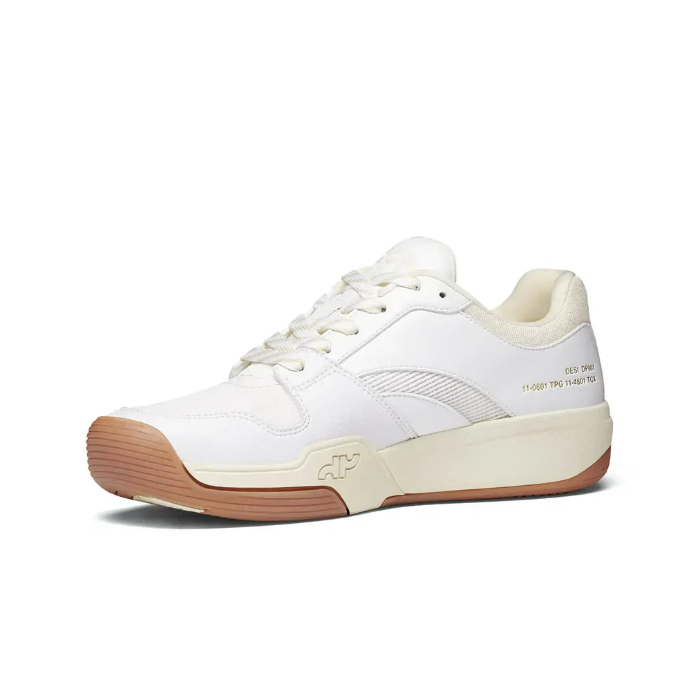 DAPS DESI Low – White / Cream – Men’s Pickleball Shoes