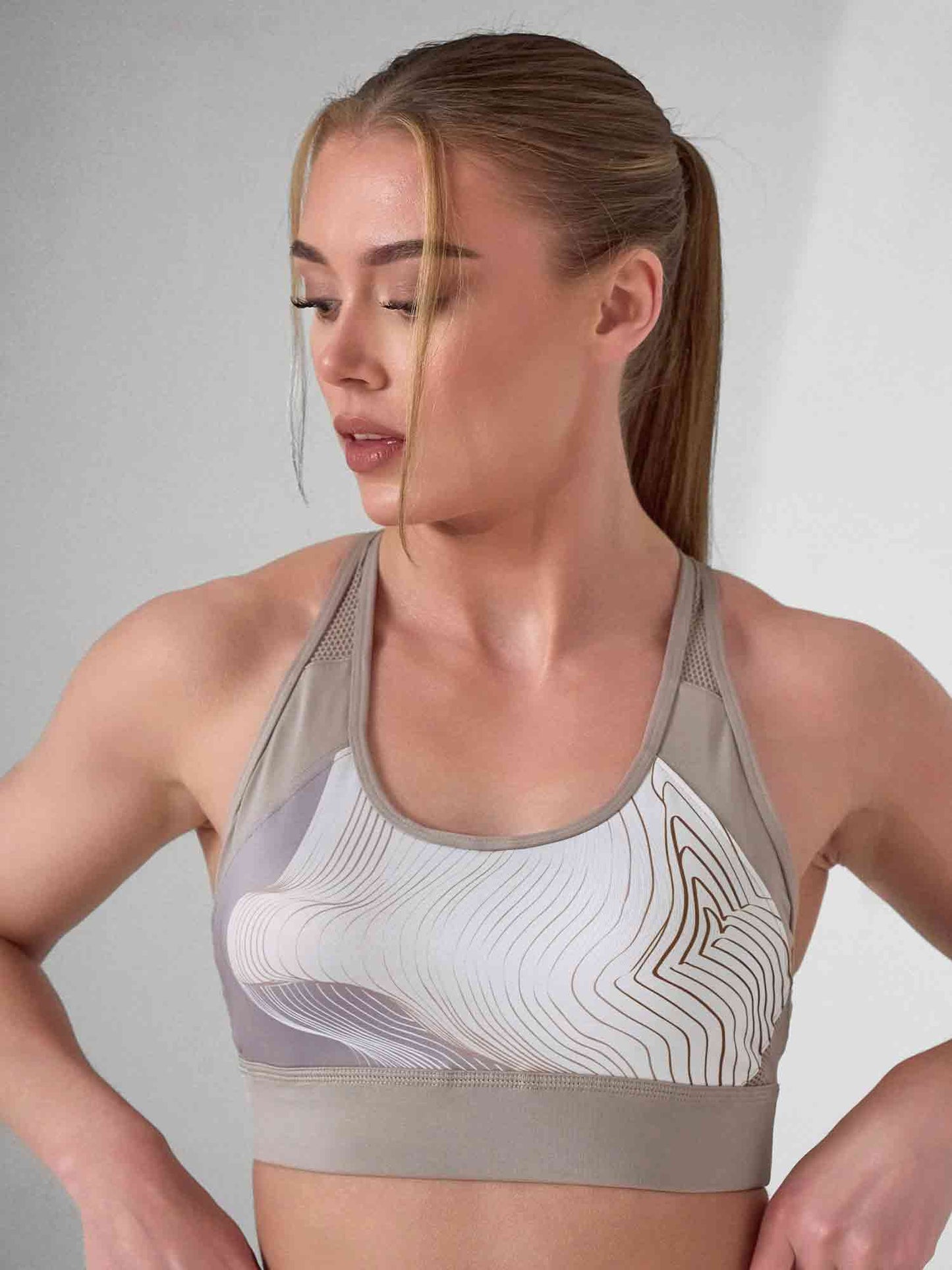 ELLE High-Impact Compression Sports Bra
