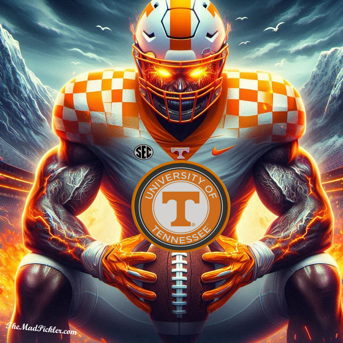 Tennessee Volunteers  -  Ready To Hang  Canvas Hi-Res Wall Artwork