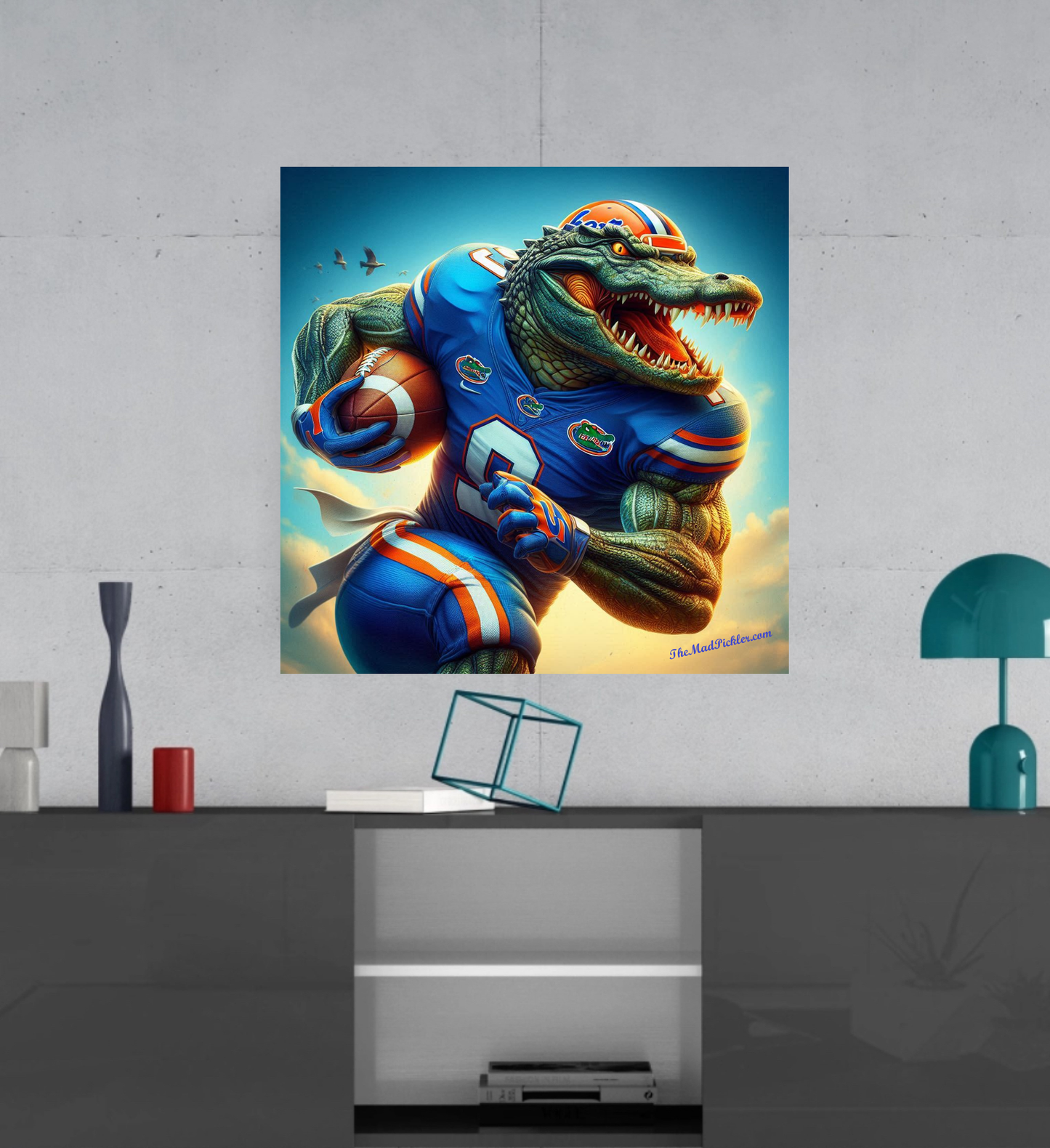 Florida Gator Football - Ready To Hang  Canvas Hi-Res Wall Artwork