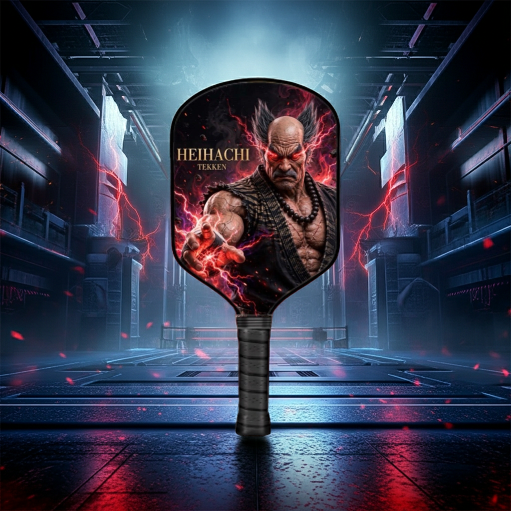 Tekken - Heihachi Mishima - Pickleball Paddle