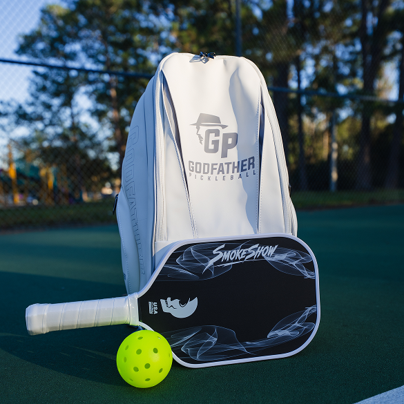 Leather Pickleball Bag - The Godfather Luxury Court Bag