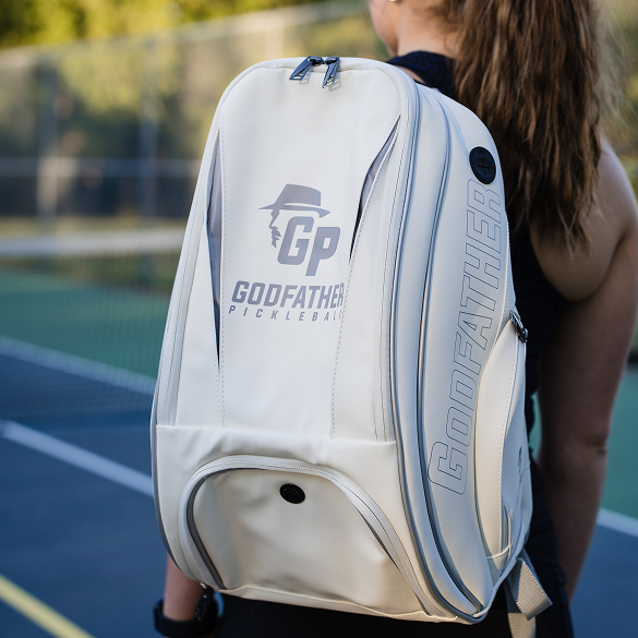 Leather Pickleball Bag - The Godfather Luxury Court Bag