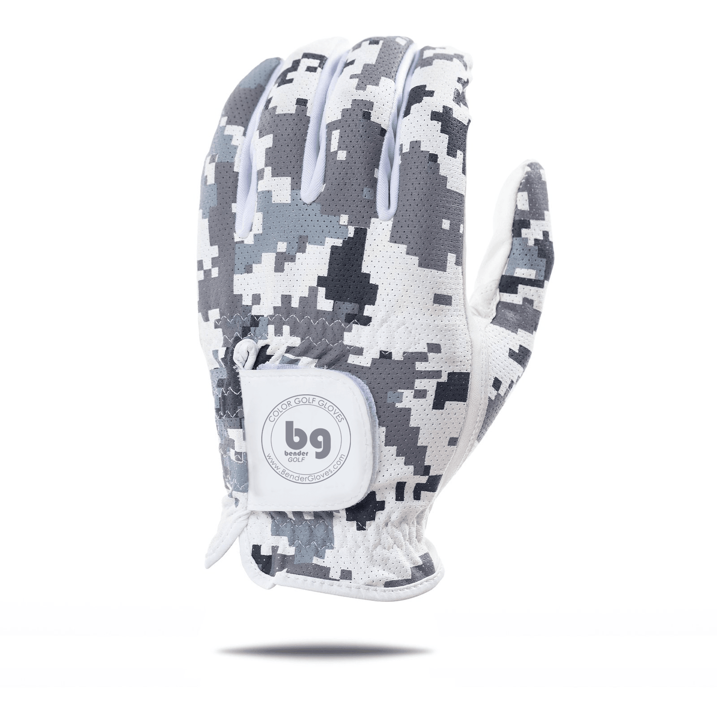 Gray Digital Camo Mesh Golf Glove