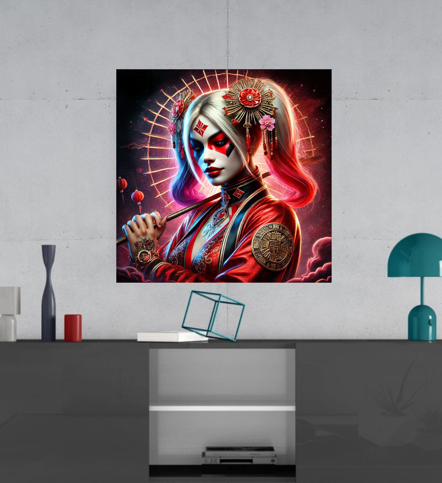 Harley Quinn - Limited Edition -  Ready To Hang  Canvas Hi-Res Wall Artwork