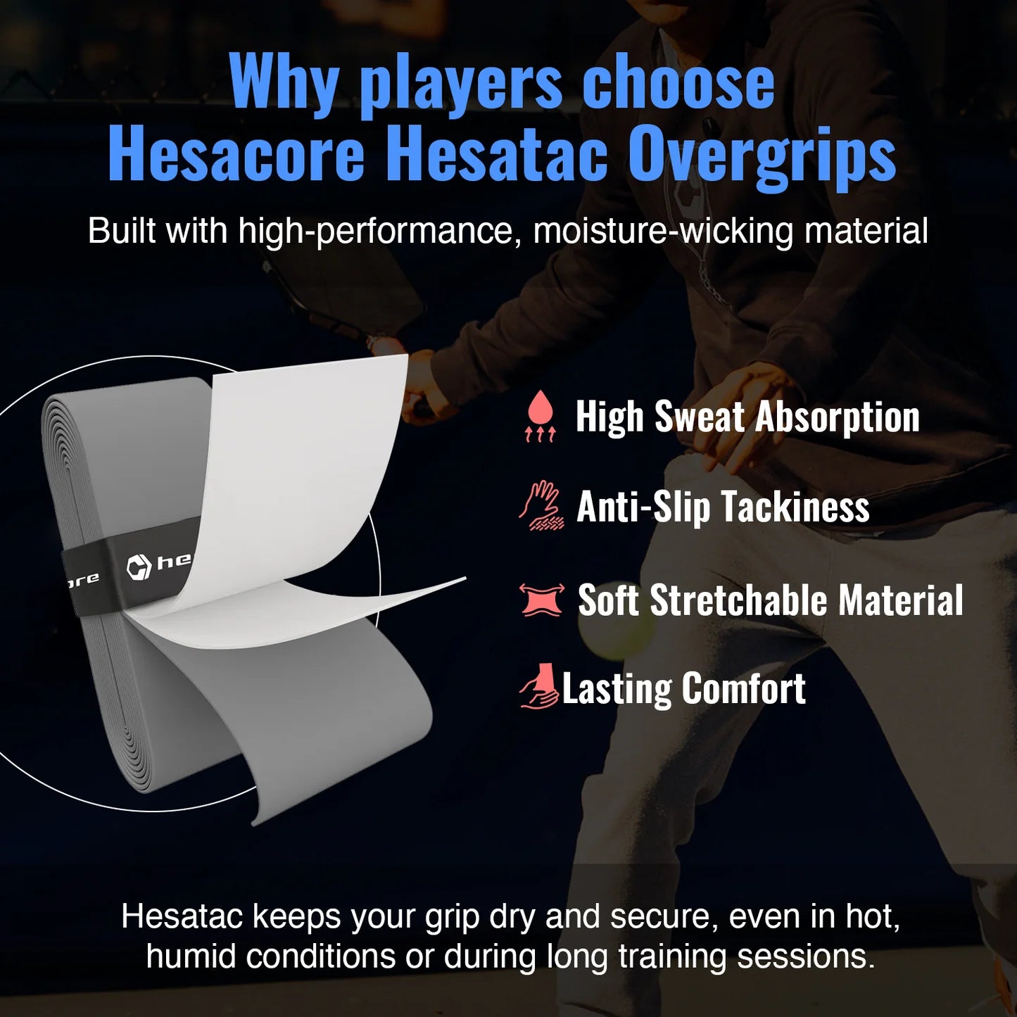 Hesacore Hesatac Overgrip – Turquoise