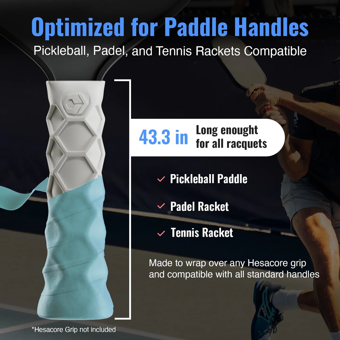 Hesacore Hesatac Overgrip – Turquoise