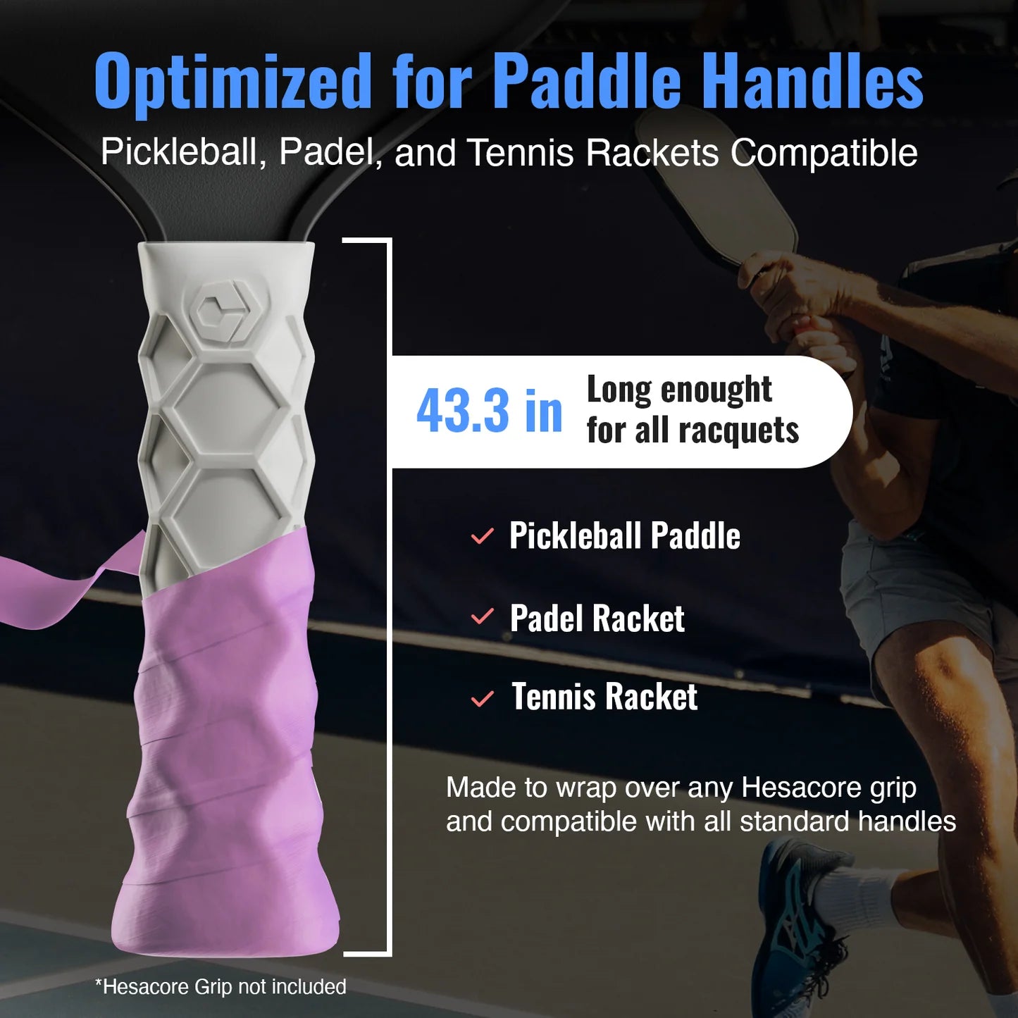 Hesacore Hesatac Overgrip – Pink