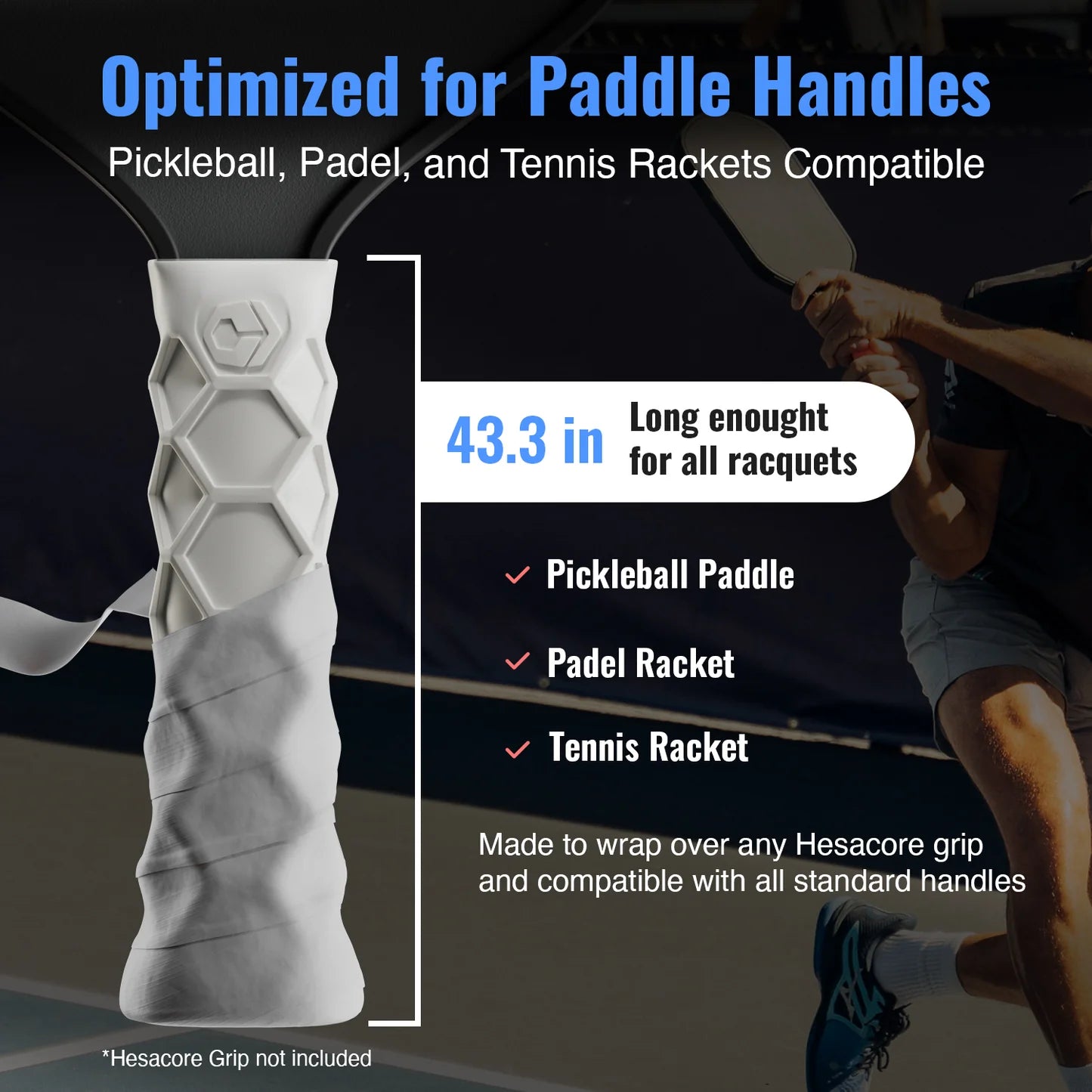 Hesacore Hesatac Overgrip – White
