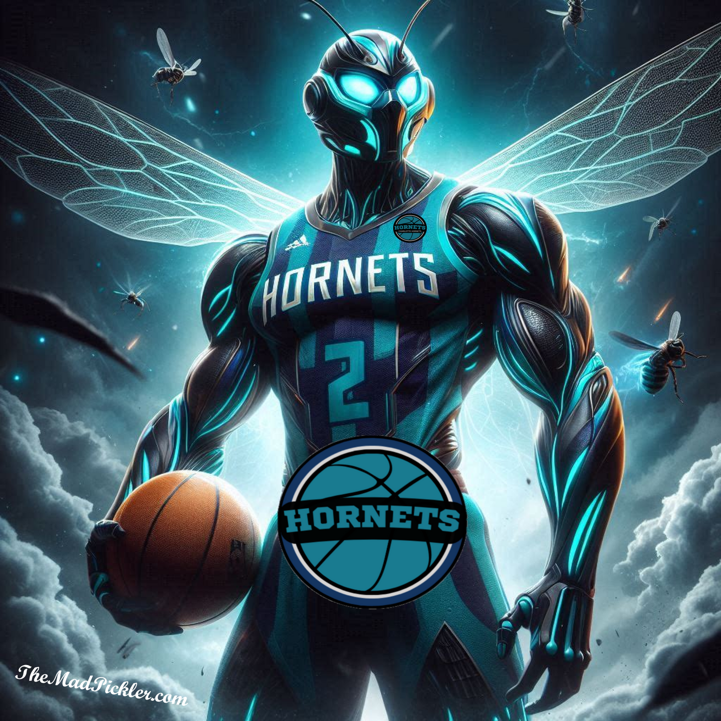 Charlotte Hornets -  Ready To Hang  Canvas Hi-Res Wall Artwork