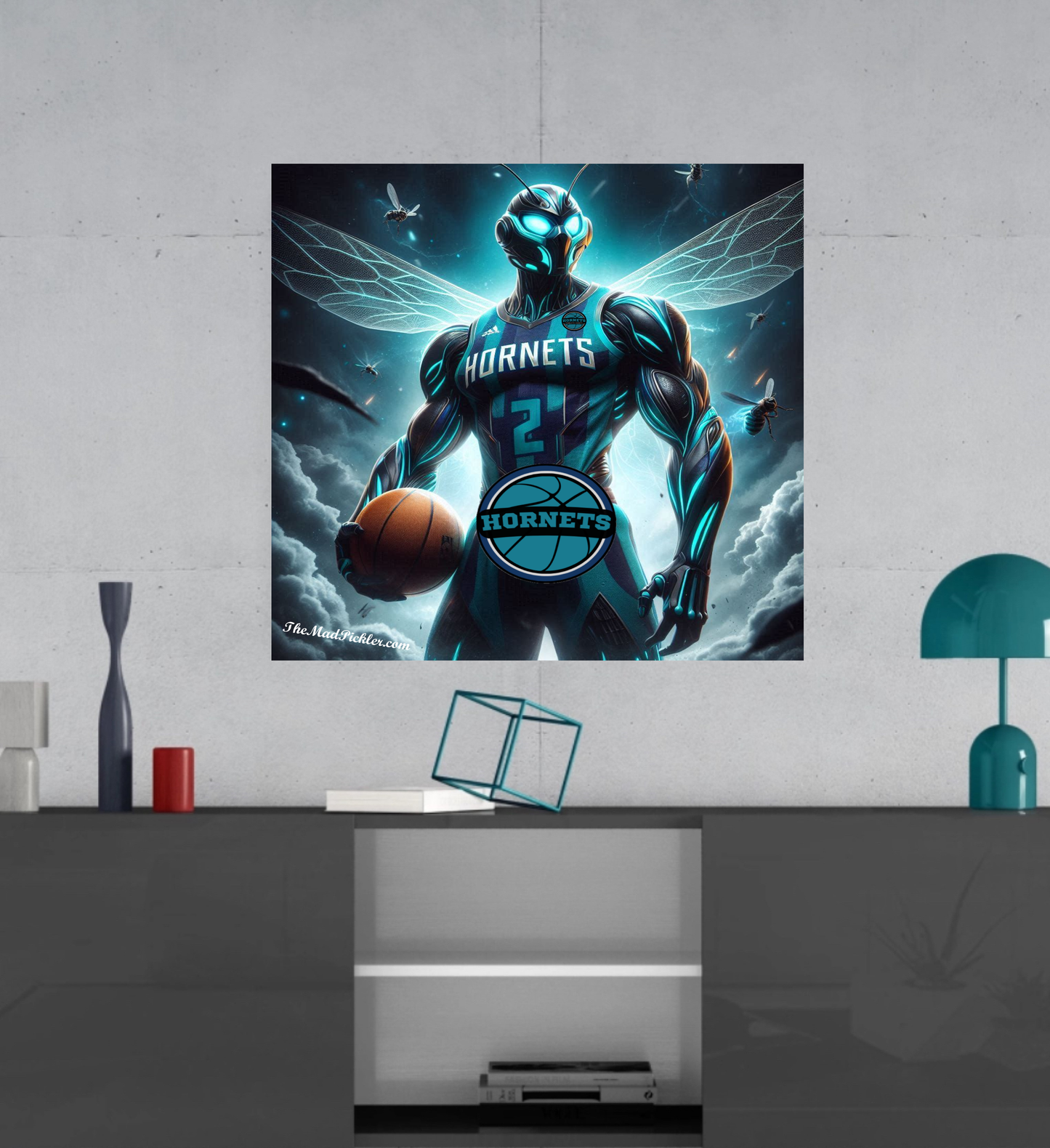 Charlotte Hornets -  Ready To Hang  Canvas Hi-Res Wall Artwork