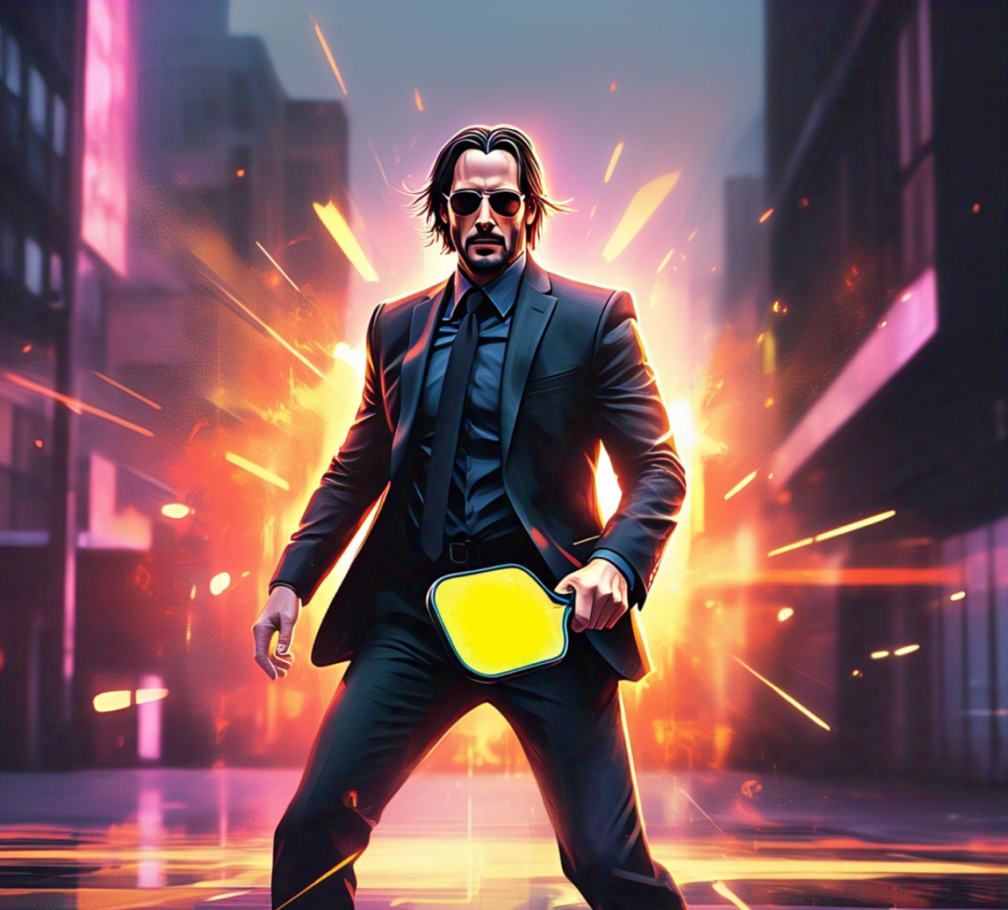 John Wick - Going To Be One Hell of a Game! - Ready To Hang  Canvas Hi-Res Wall Artwork