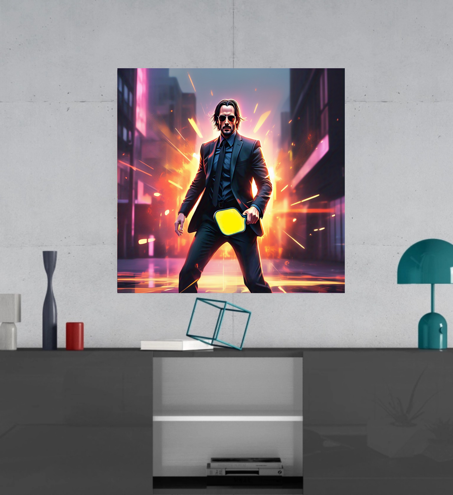John Wick - Going To Be One Hell of a Game! - Ready To Hang  Canvas Hi-Res Wall Artwork