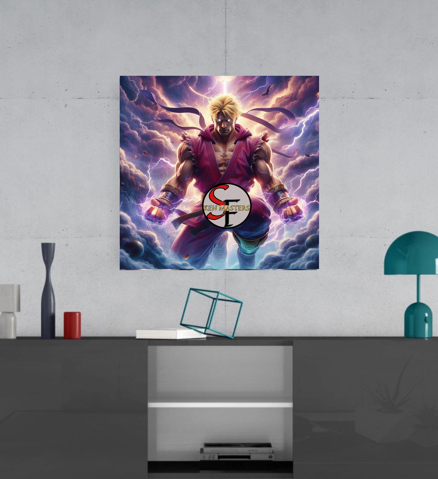 Ken Masters - Street Fighter - Ready To Hang Canvas Hi-Res Wall Artwork