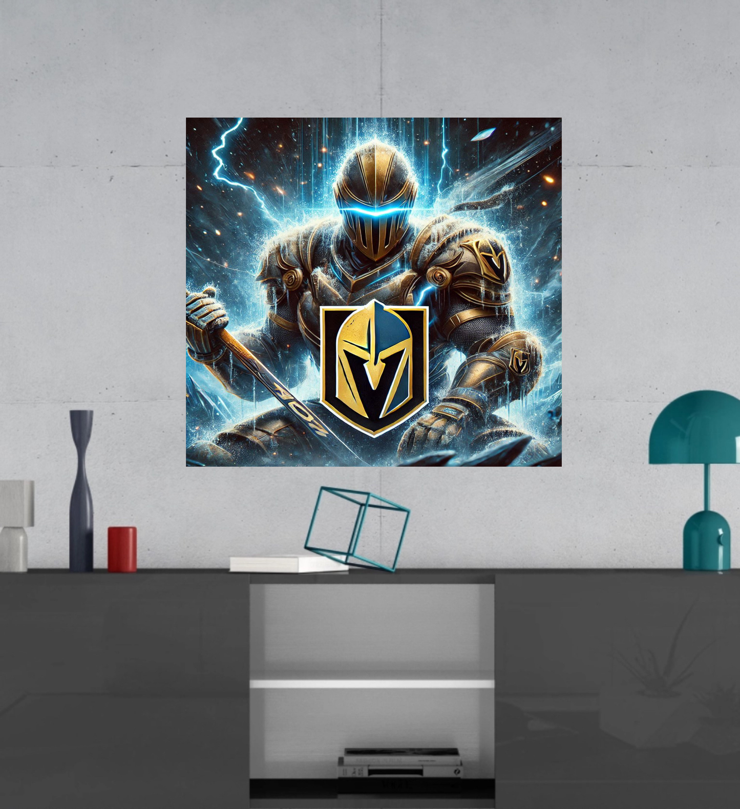 Vegas Golden Knights  - NHL Hockey - Ready To Hang  Canvas Hi-Res Wall Artwork