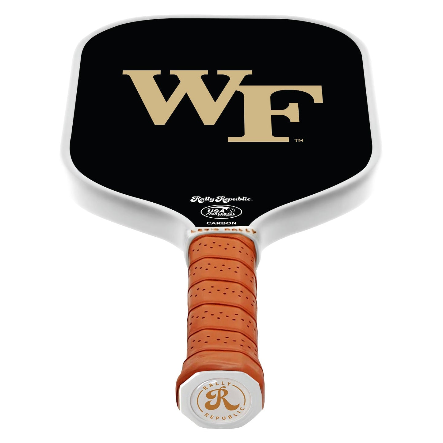 Wake Forest Demon Deacons Black Primary Mark Pickleball Paddle