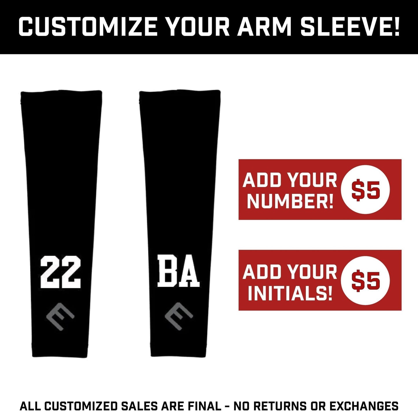 White Sprinkles Arm Sleeve