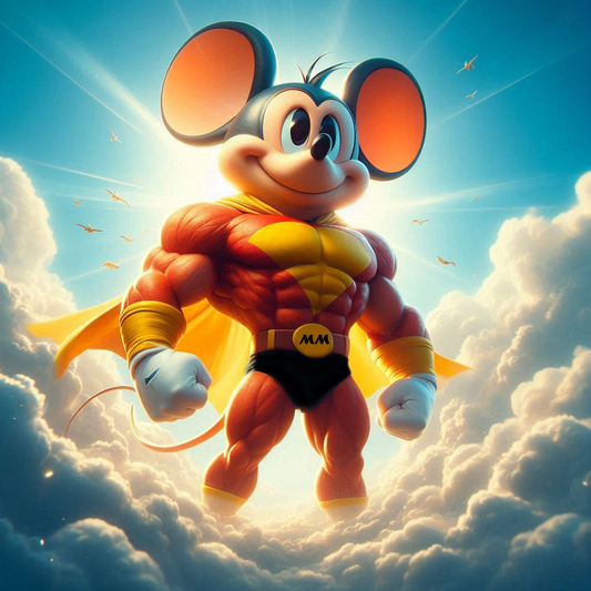 Mighty Mouse - Canvas Hi-Res Wall Artwork