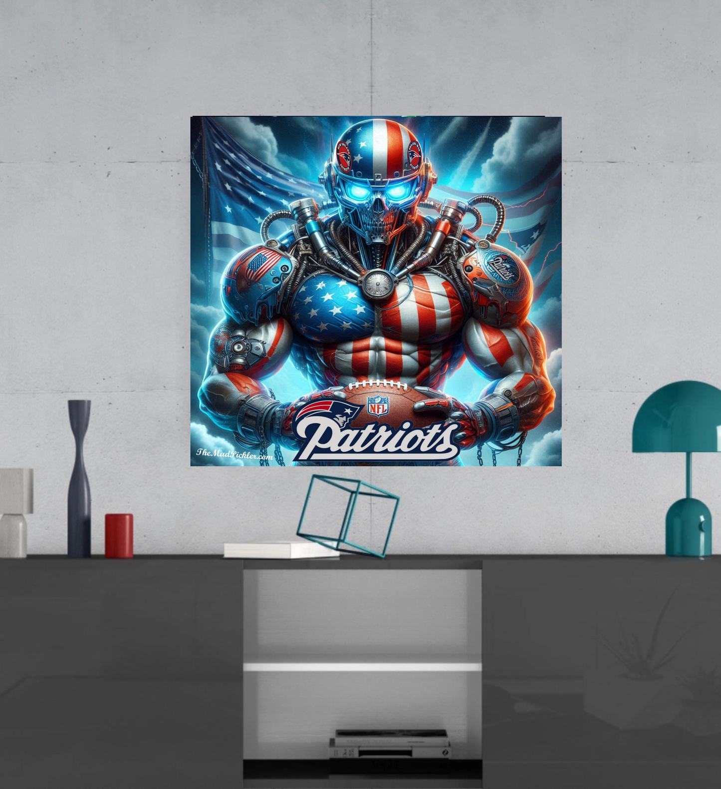 New England Patriots - Canvas Hi-Res Wall Artwork