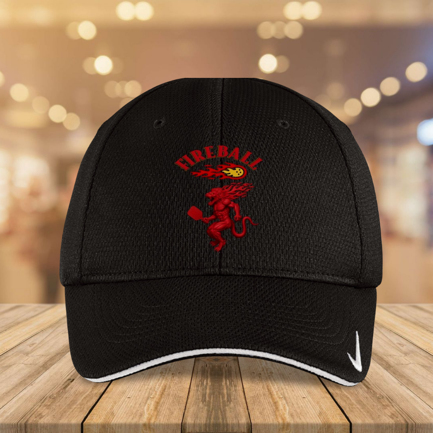 Fireball Dragon - Nike Golf Mesh Pickleball Cap
