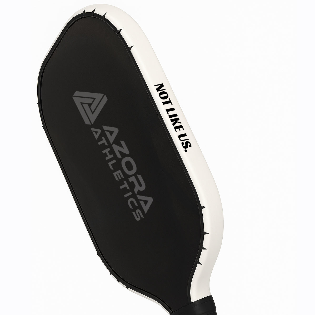 Pickleball Edge Guard Tape - “NOT LIKE US.” / 14mm - White / Azora Athletics