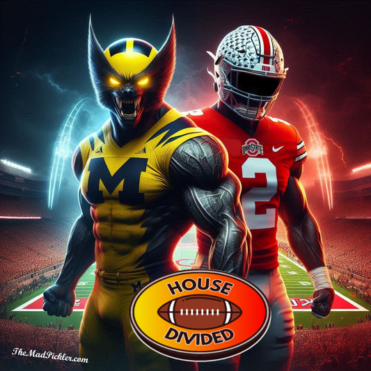 Michigan/Ohio State  - House Divided Series - Ready To Hang  Canvas Hi-Res Wall Artwork