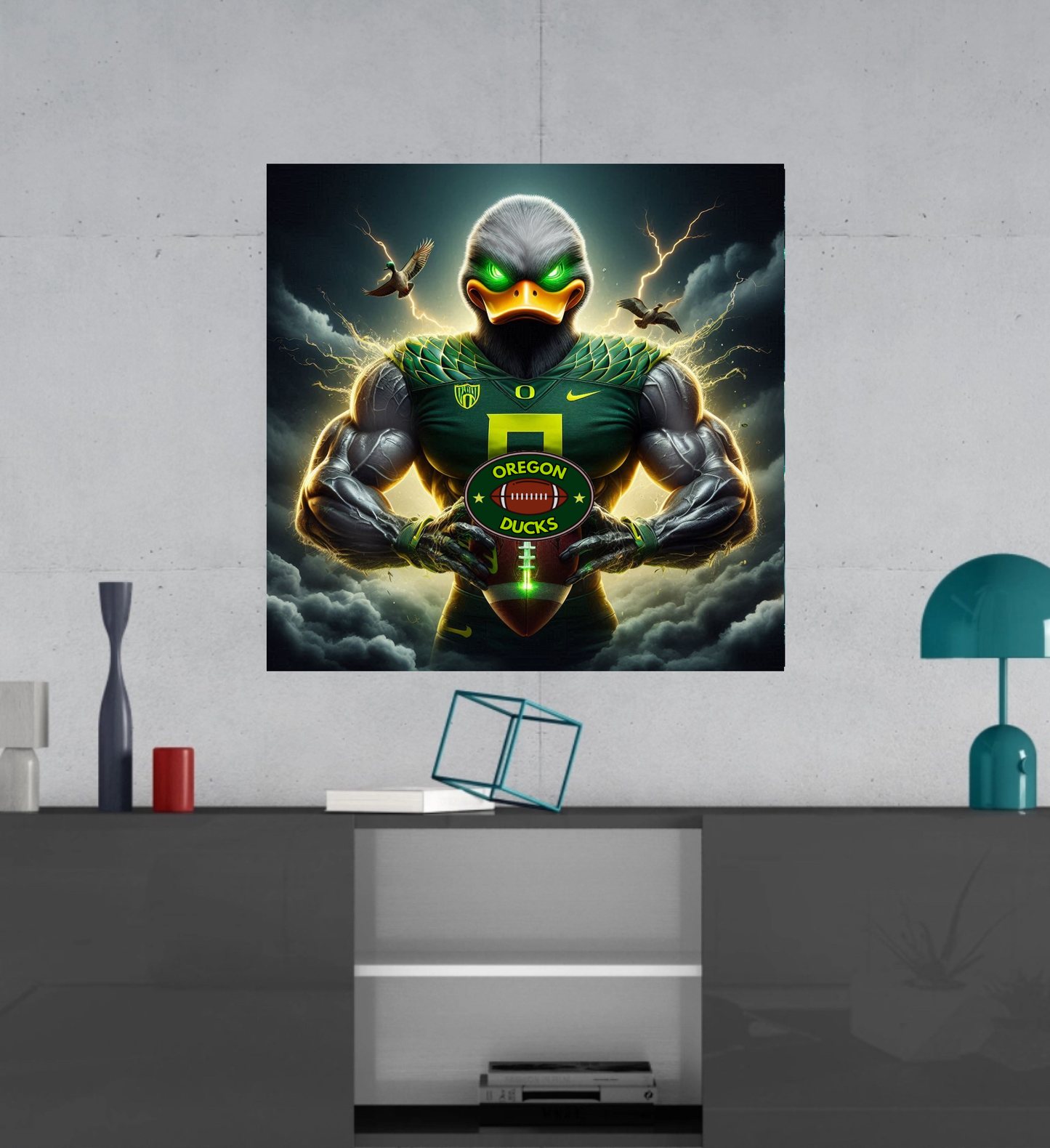 Oregon Ducks -  Ready To Hang  Canvas Hi-Res Wall Artwork