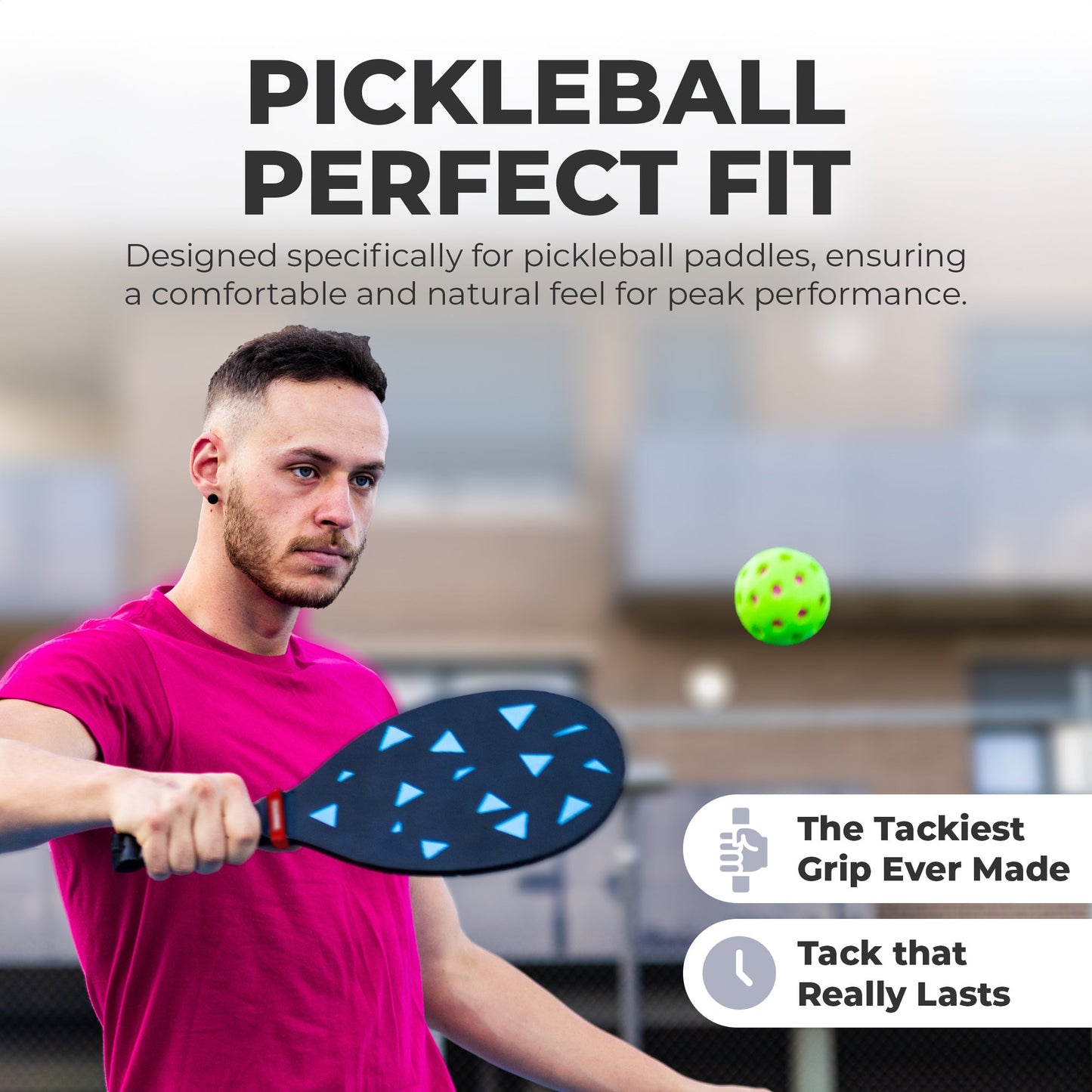 Pickleball Mega Tac - White - 2 pack