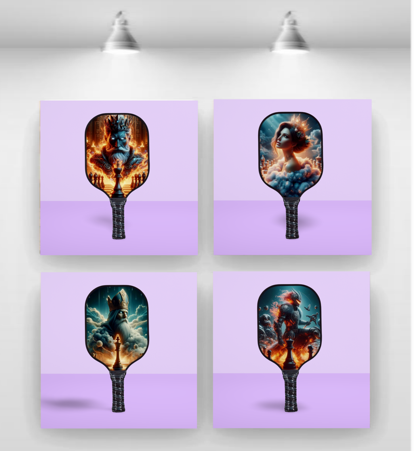 Camelot Chess - 4 Paddle Set