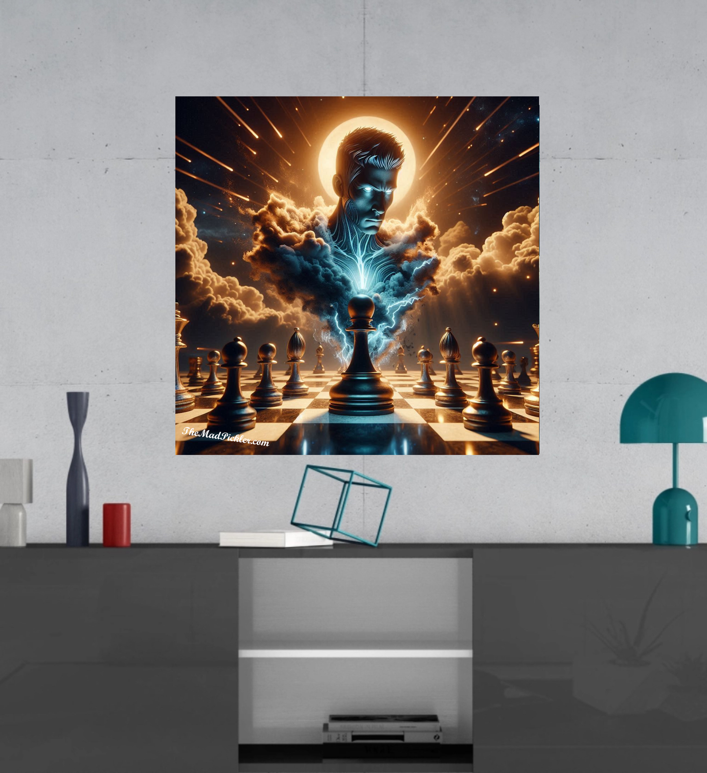 Chess Collection - Pawn - Ready To Hang  Canvas Hi-Res Wall Artwork