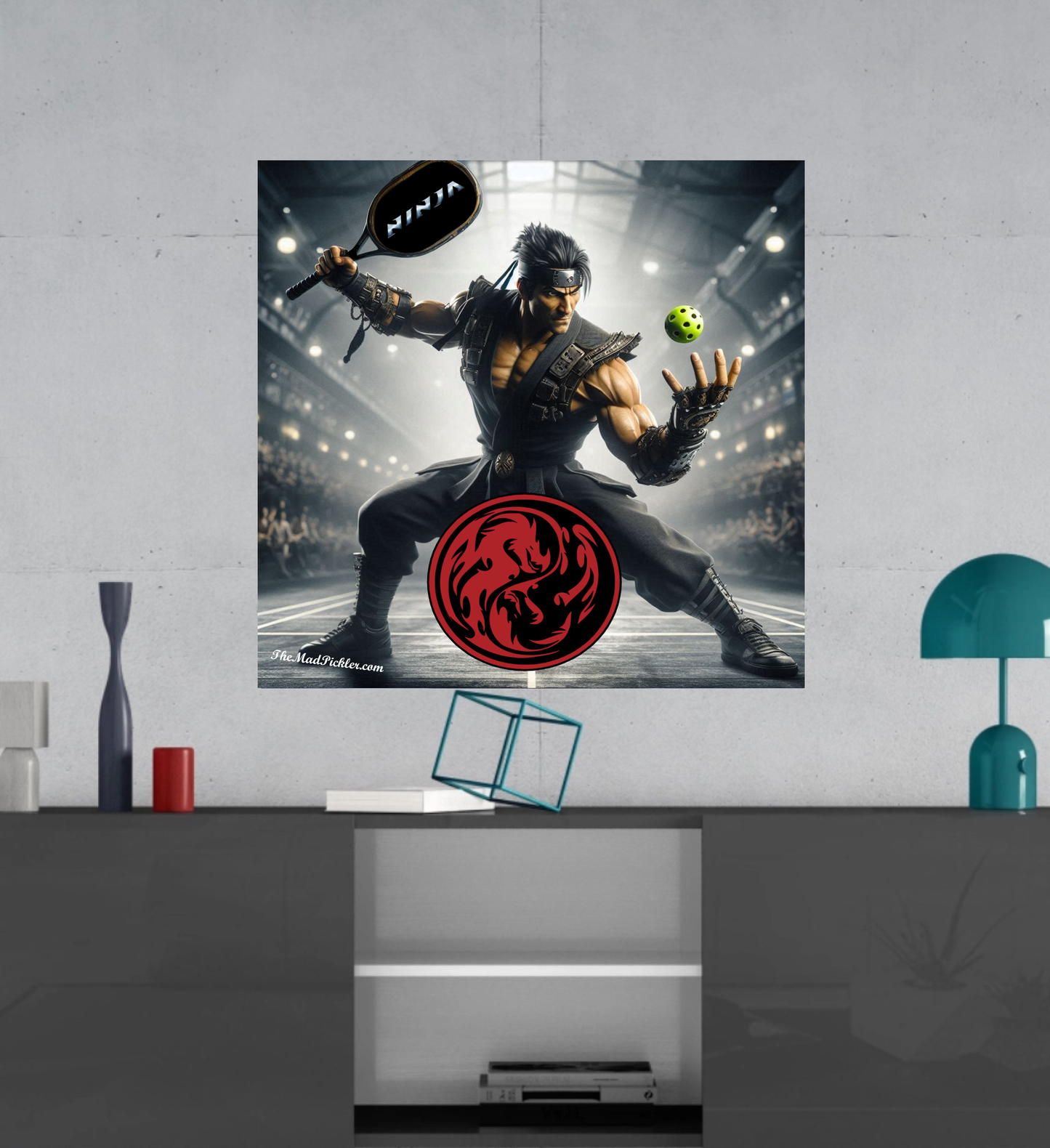 Pickleball Ninja -  Ready To Hang  Canvas Hi-Res Wall Artwork