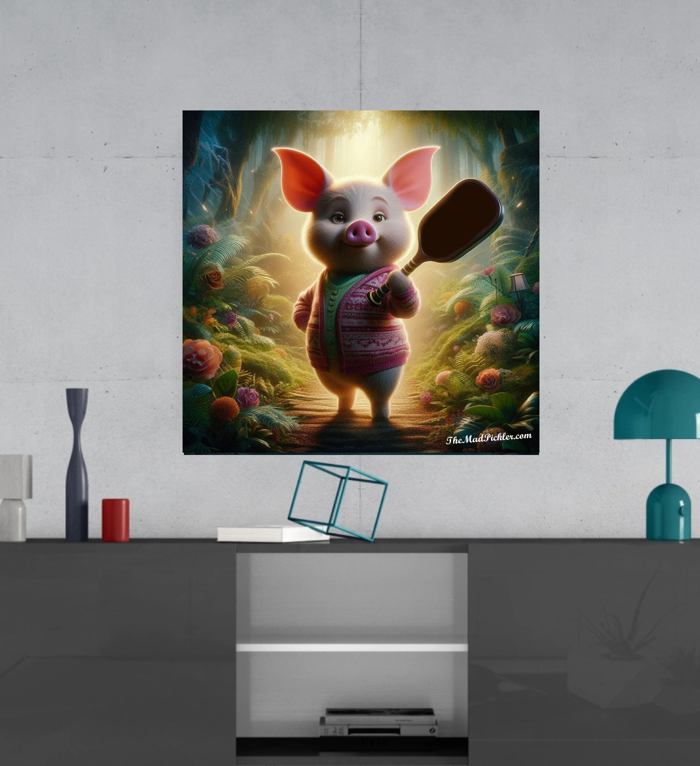 Piglet - Winnie The Pooh - Ready To Hang  Canvas Hi-Res Wall Artwork