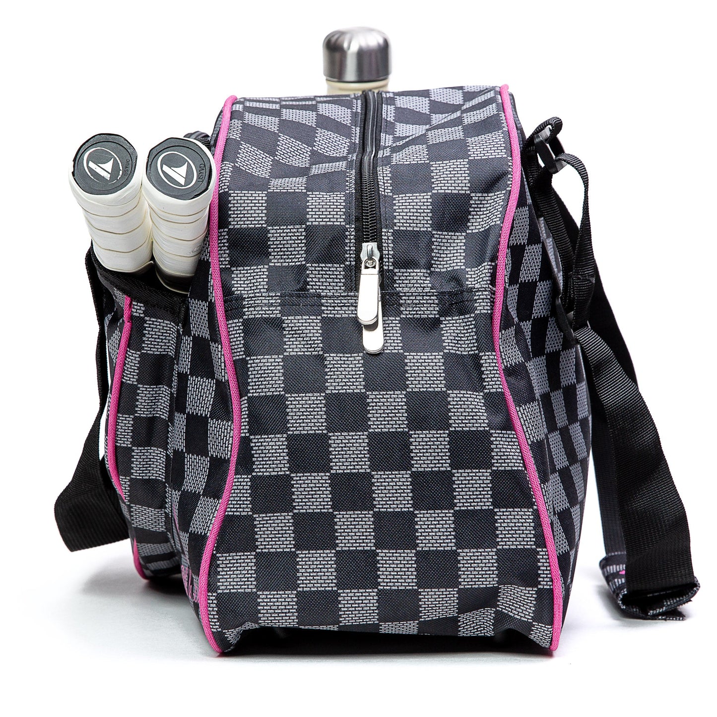 Checkered Chic Black Premium Women's Pickleball Bag