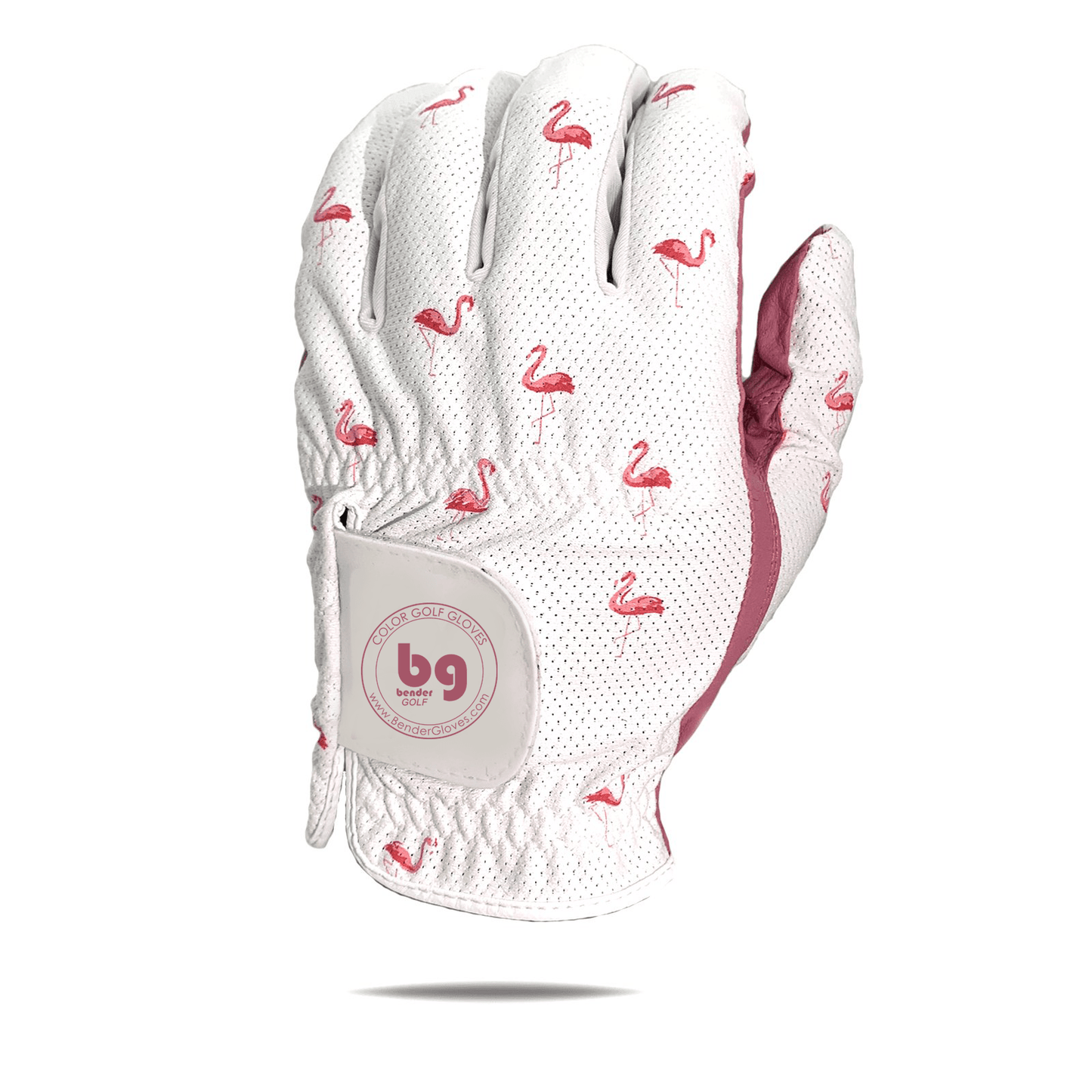Pink Flamingo Mesh Golf Glove