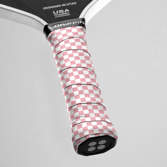 Pink/White Checkers - Custom Grips