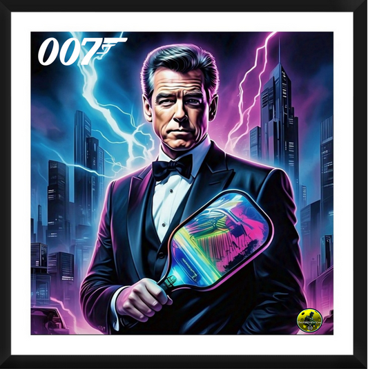 James Bond - Pierce Brosnan - 007 Framed Artwork 16x16